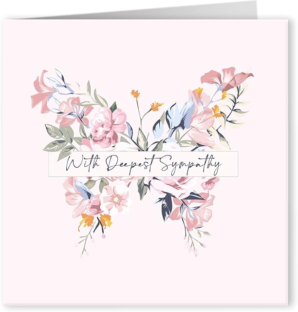 Cult Kitty - With Deepest Sympathy - Sympathy Card - Sorry for Your Loss - Condolence Cards