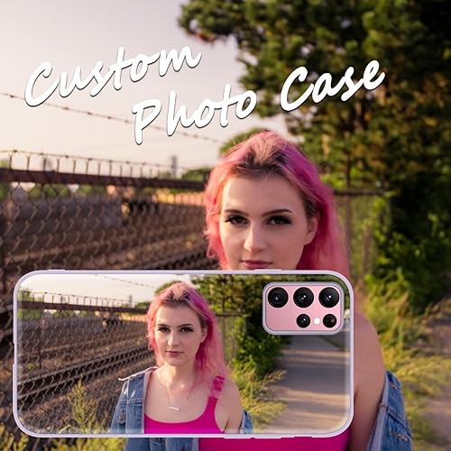 Miniatura 2 de Eouine Funda de teléfono personalizada para Samsung Galaxy S22 Ultra 5G (6.8 pulgadas), fundas personalizadas para teléfonos con imagen, funda
