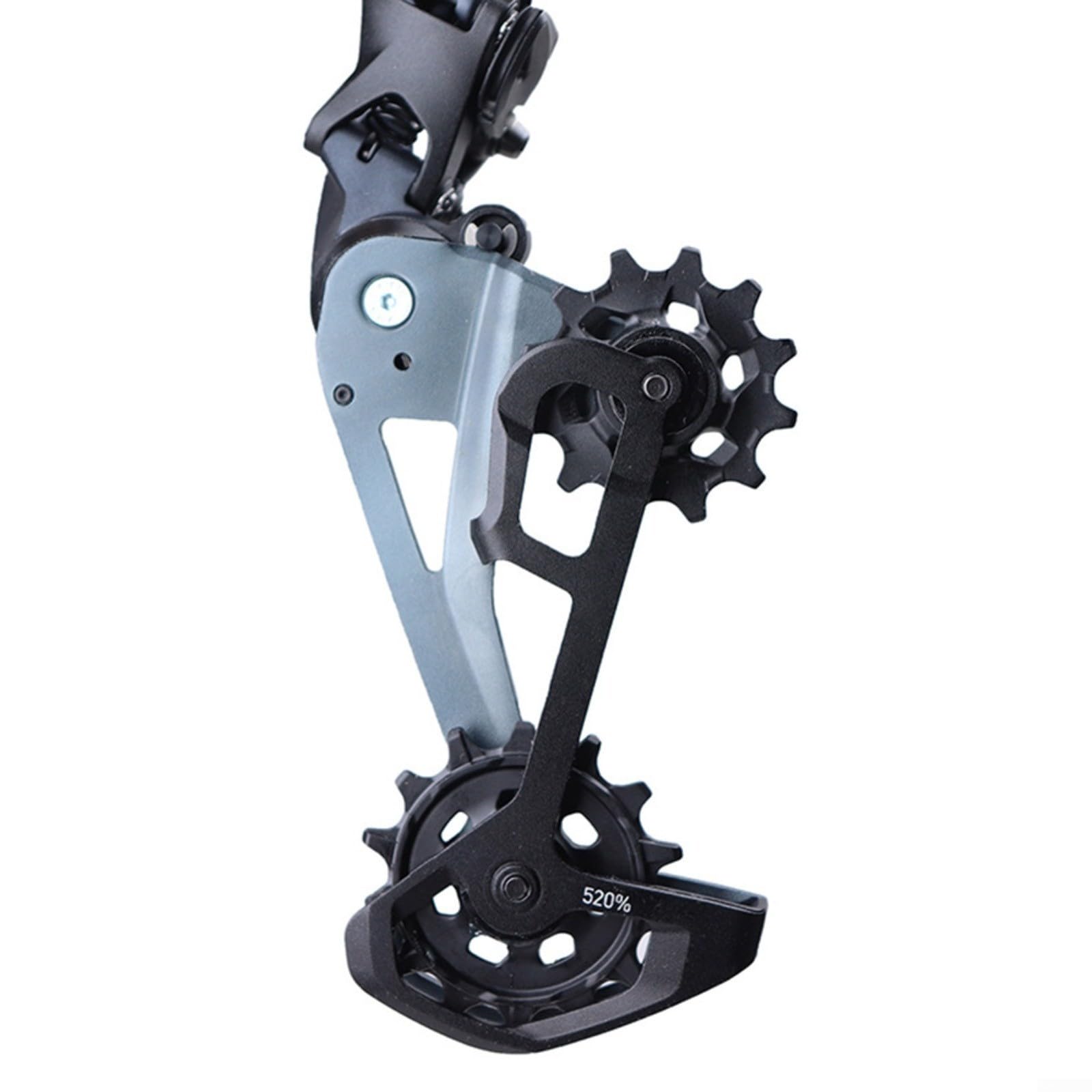 Set puleggia deragliatore posteriore 12T+14T per Eagle 12-Speed per XX1 X01 per GX SX Biciclette Guida Leggero Montaggio Ruota Guida Nero Alluminio