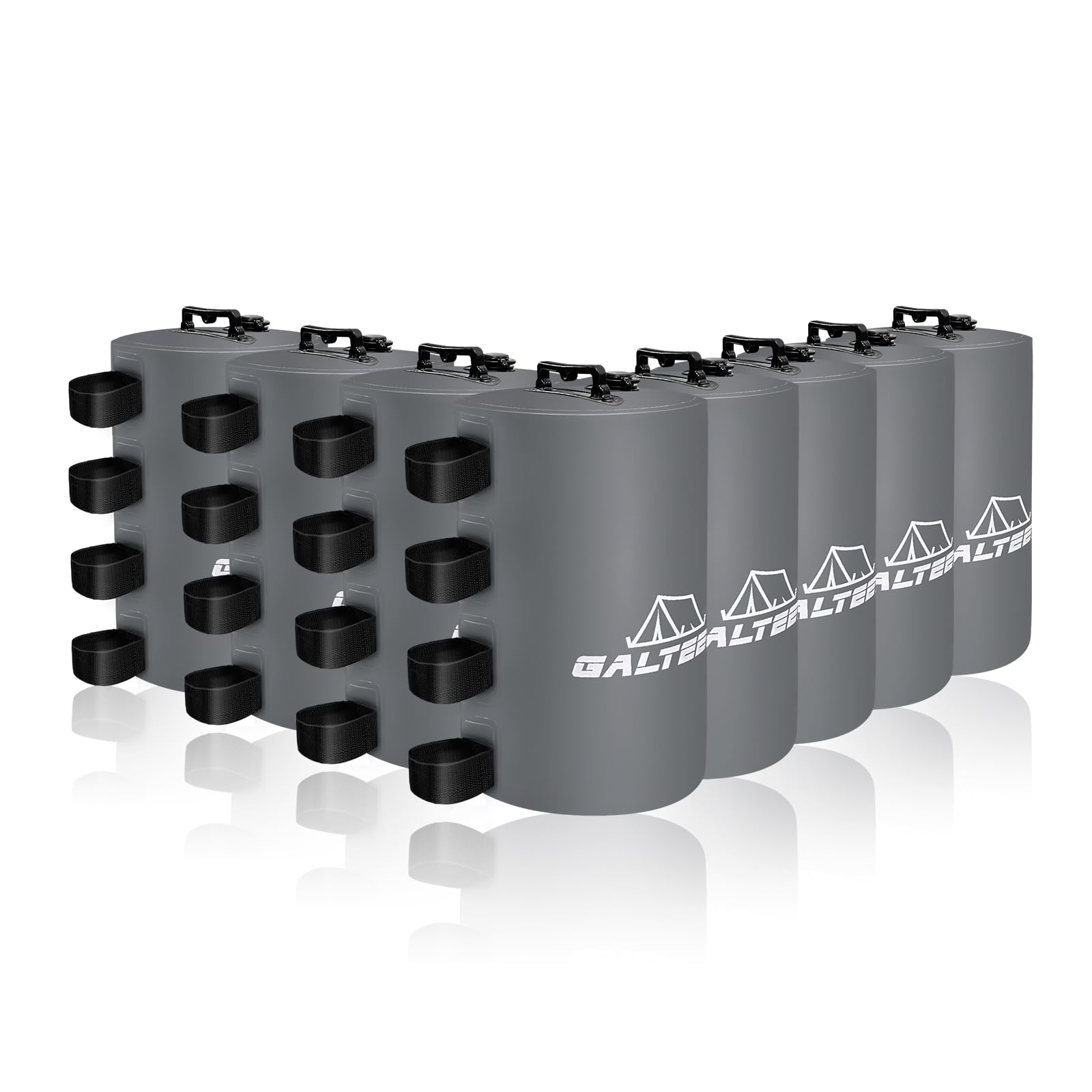 Canopy Water Weight Bag,440LBS Water Tent Weights Set of 8 Leg Weights for Pop Up Canopy,Canopies,Tent,Gazebo,Gray