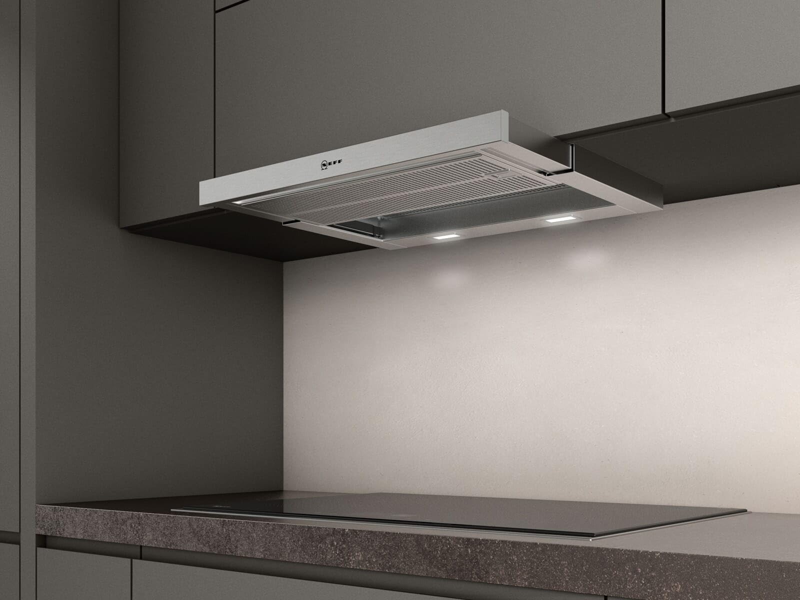 NEFF D46ML54X1 N70 Einbau-Dunstabzugshaube 60 cm Edelstahl Energieeffizienzklasse A