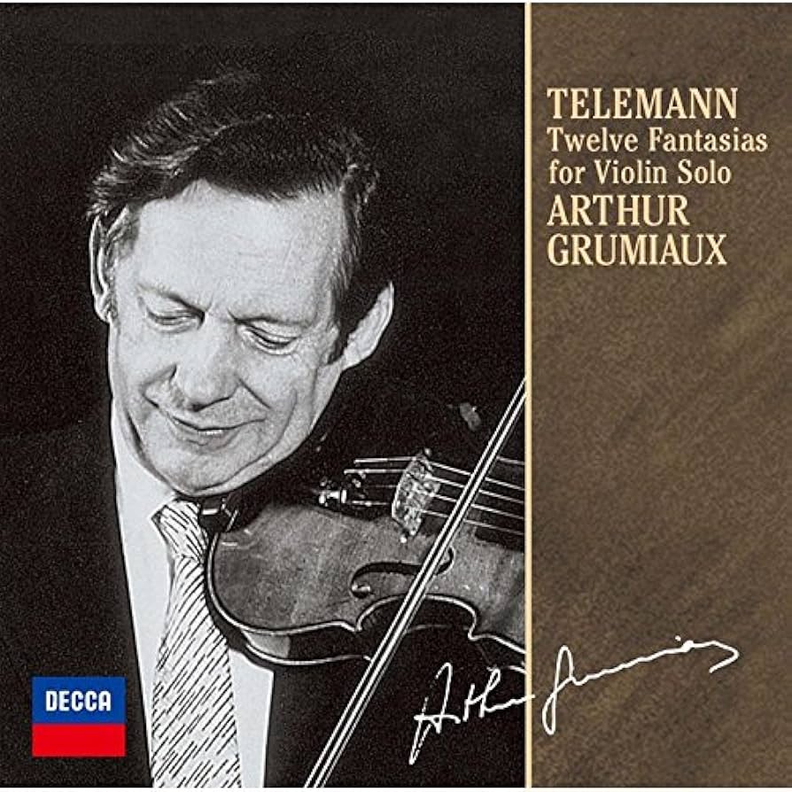 【売約済】グリュミオー／テレマン:12の幻想曲(ソロ・ヴァイオリンのための) Amazon.co.jp: テレマン: 12の幻想曲 (初回生産限定盤