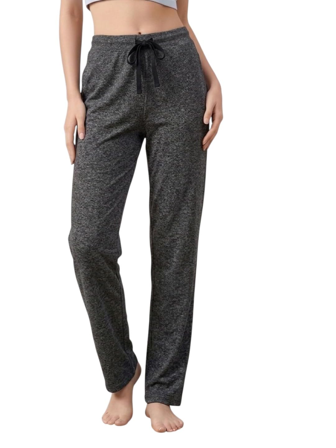 Women Lounge Pant Pure Cotton Baggy Fit Pyjama With Side Pocket and Adjustable Waist-image-16