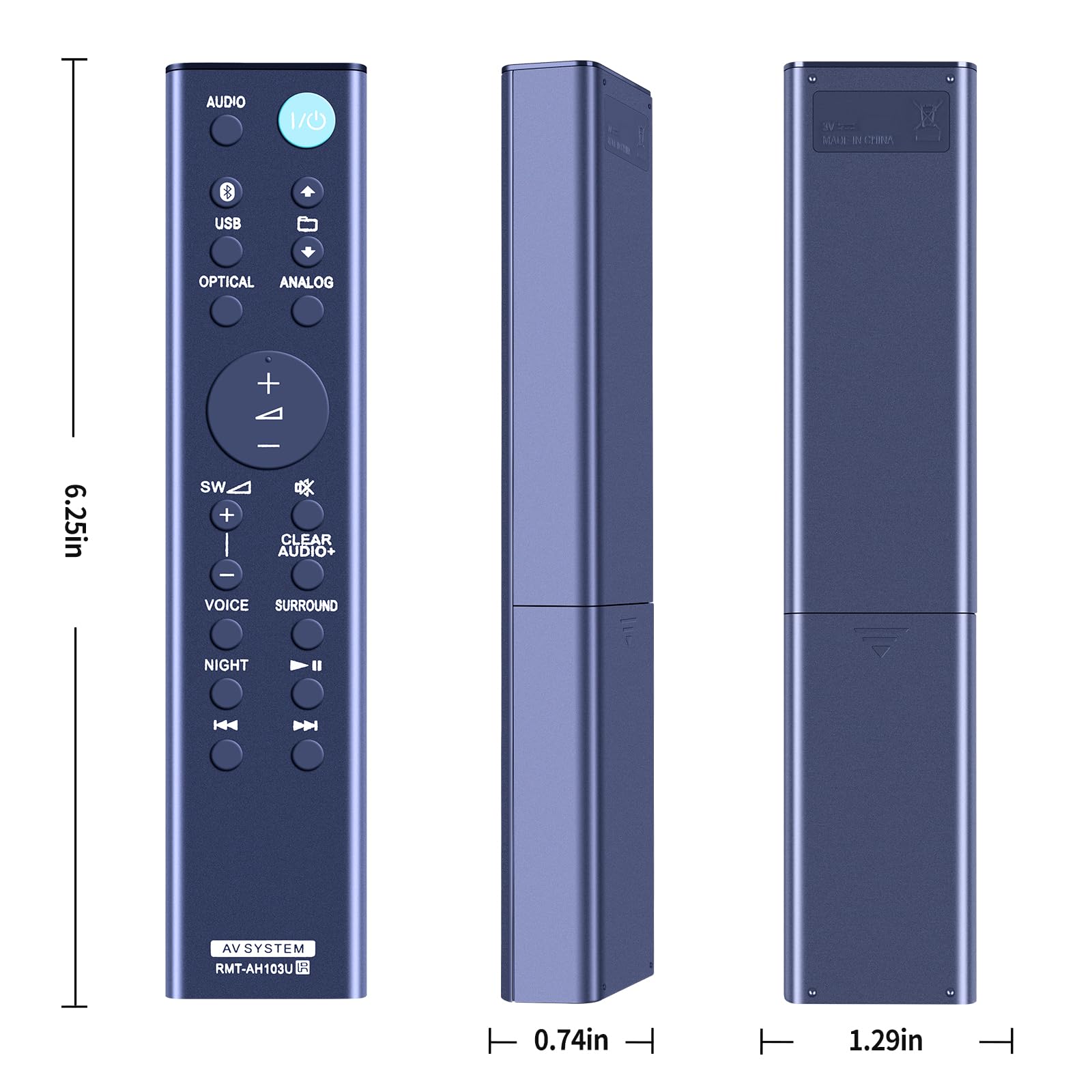 RMT-AH200U Telecomando sostitutivo Adatta per Sony Home Theater Barra audio System HT-RT4 HT-RT40 HT-RT3 HT-CT390 SA-WRT4 SA-WRT40 SS-RT4 SS-SRT4 SA-WRT3 SS-RT3 SS-SRT3 SA-CT390 SA-WCT390