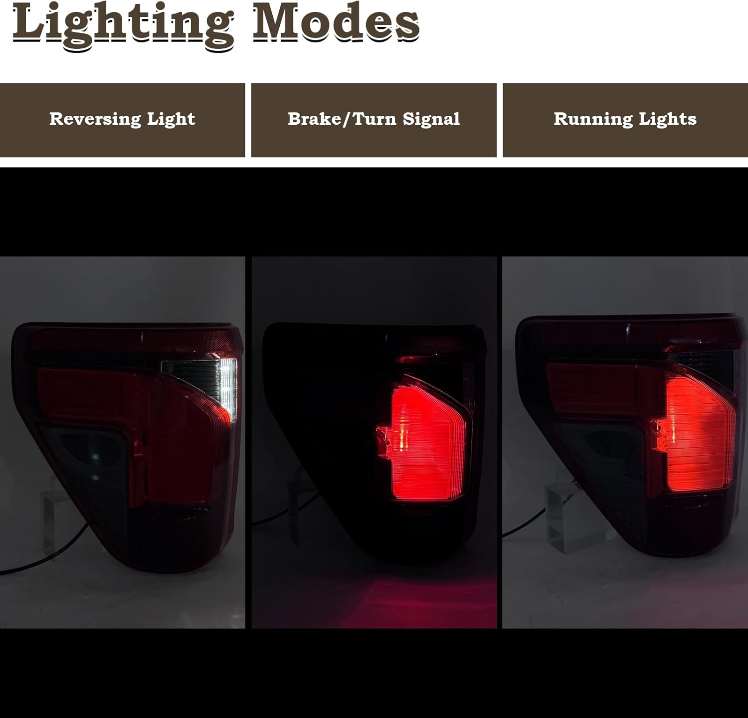 LH Halogen Tail light Assembly Fit for 2024 2025 Ford F150 XL/XLT/STX/Tremor Rear Lamp W/Blind Spot W/O Module Left Driver Side RL3Z-13405-C RL3413B505BD