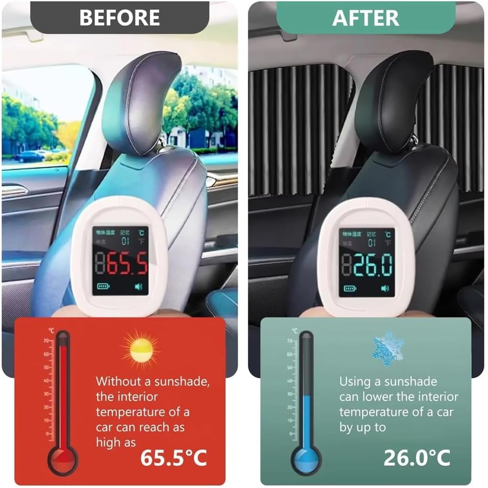 Rideaux voiture pour Honda Element 2003-2011 | Pare-soleil rétractable 4 pièces - 5