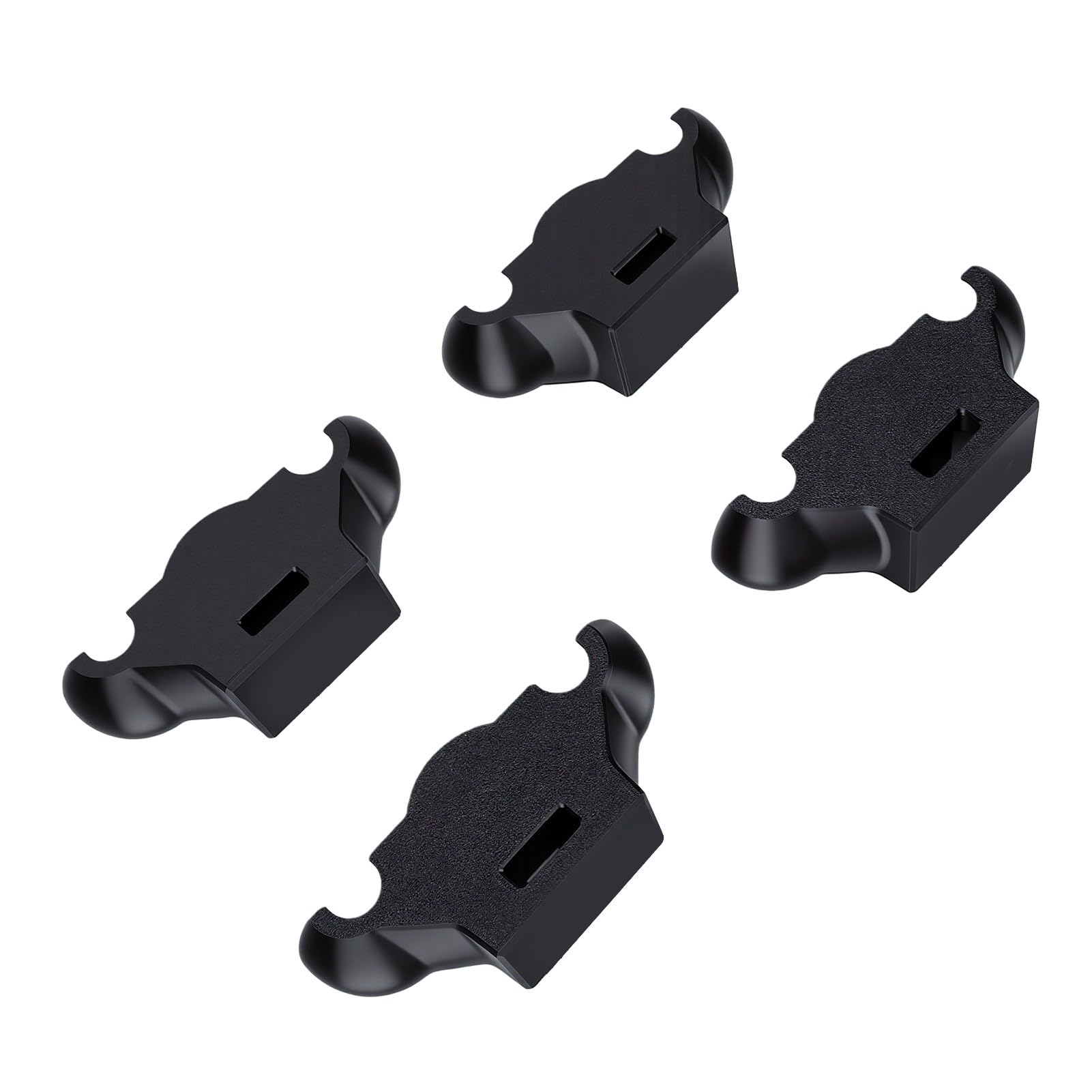 Keenso Stojak na Rower Treningowy, Plastikowe Podkładki Pod Stopy z Nadrukiem 3D, 4 Sztuki Amortyzujące, Redukujące Hałas, Stabilna Ochrona Podłogi do Jazdy na Rowerze Stacjonarnym dla XX PRO 1.