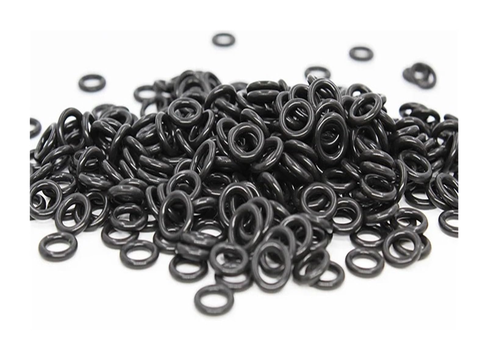 Espesor 1,5/2,4/4,6mm sección transversal enlace junta de caucho de nitrilo junta tórica anillo elástico de goma(OD14.5xCS2.4-3000pcs)