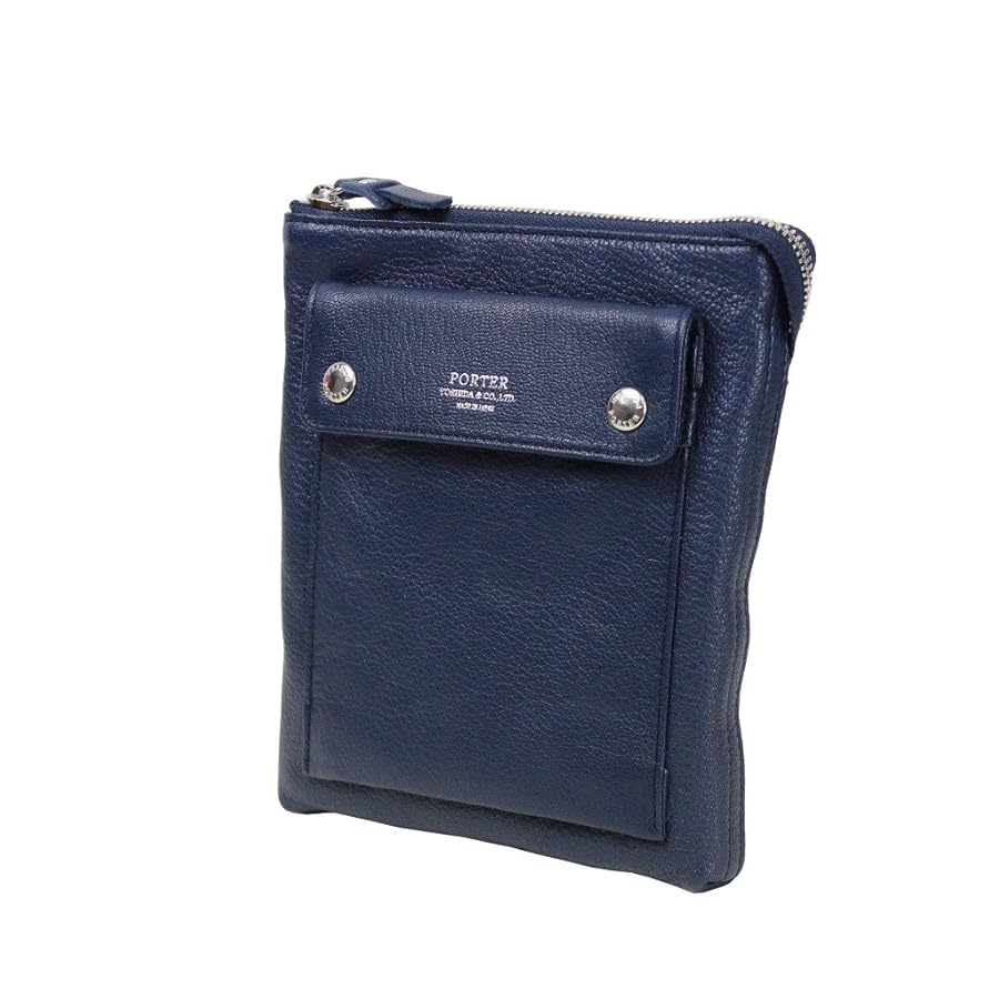 PORTER ネイビー 　チェック　ショルダーバッグ Amazon | ポーター(porter)・リフト・横型ショルダーバッグS