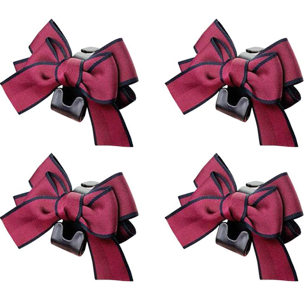 WAYUTO 4Pcs Car Back Seat Headrest Strong Hooks Vehicle Handbags Purses Hanger Coats Umbrellas Organizer Deep Universal Bottle Holder Grocery Storage