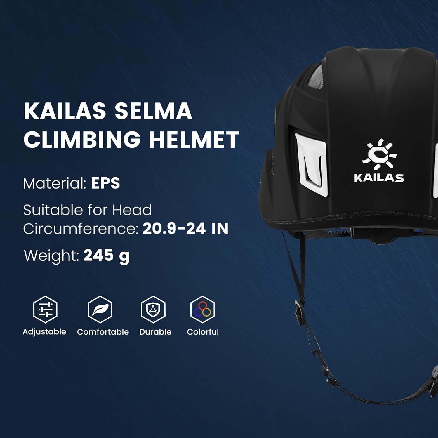 KAILAS Rock Climbing Helmet Men Arborist Half Helmet Rescue Mountaineering Hiking Caving Lightweight Adults Adjustable