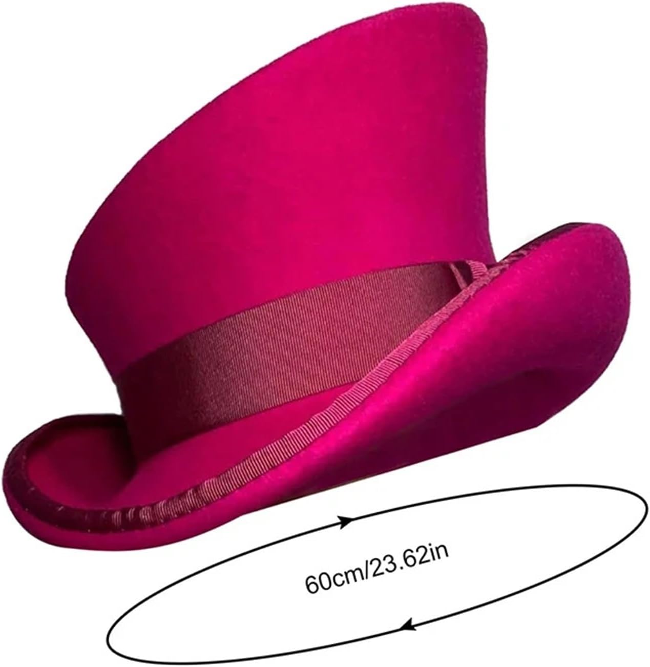 Top Hat Asymmetric Top Hat Women Men Wool Caps Steam Punk Party Decor Mens Magic Cap for men
