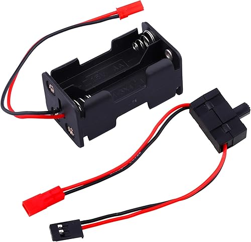 Miniatura 2 de Hobbypark Soporte de batería AA e interruptores de encendido/apagado para modelos RC