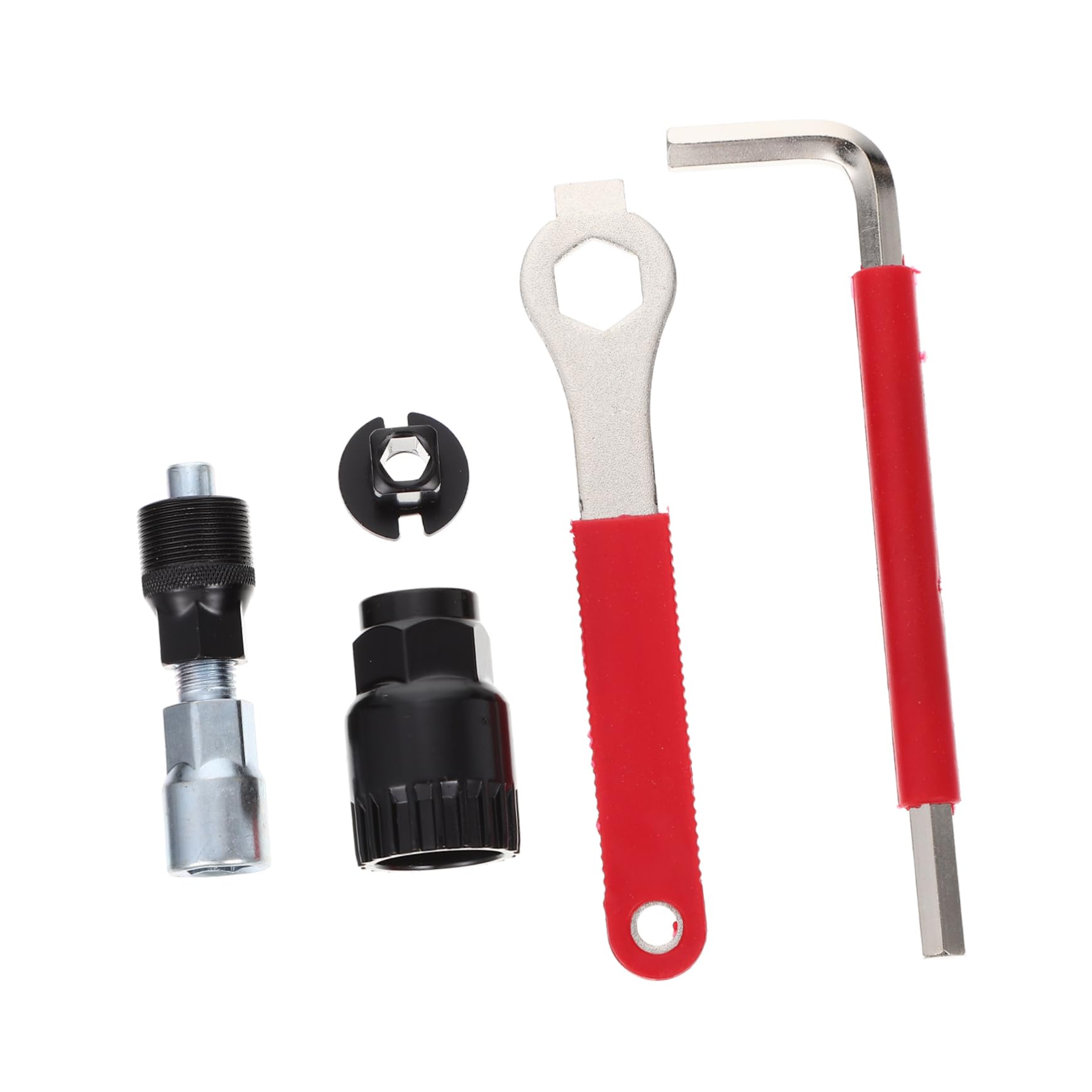 POPETPOP 1Set Bicycle Crank Puller Tool Kit Crank Arm Wrench for Easy Removal Design for Road Mountain Bikes Durable Construction Fit for Accurate Detaching