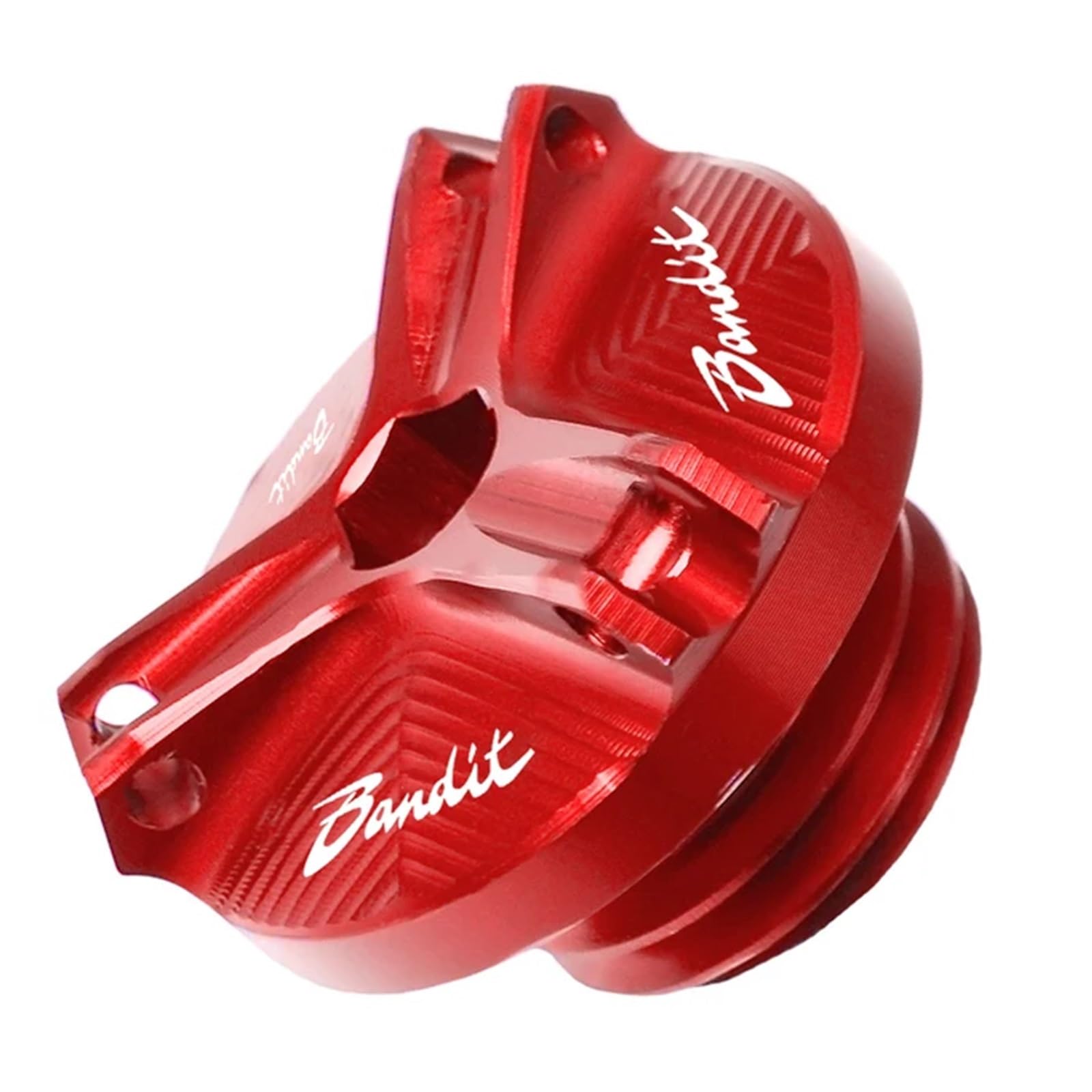 KCTAKXMRA - Tapón de llenado de aceite de motor de motocicleta C para Suzuki Bandit BSF 400 600 650 1200 1250 1250S Tapa de aceite de motor de motocicleta GSF 650 S/N 650Bandit 400 (rojo)