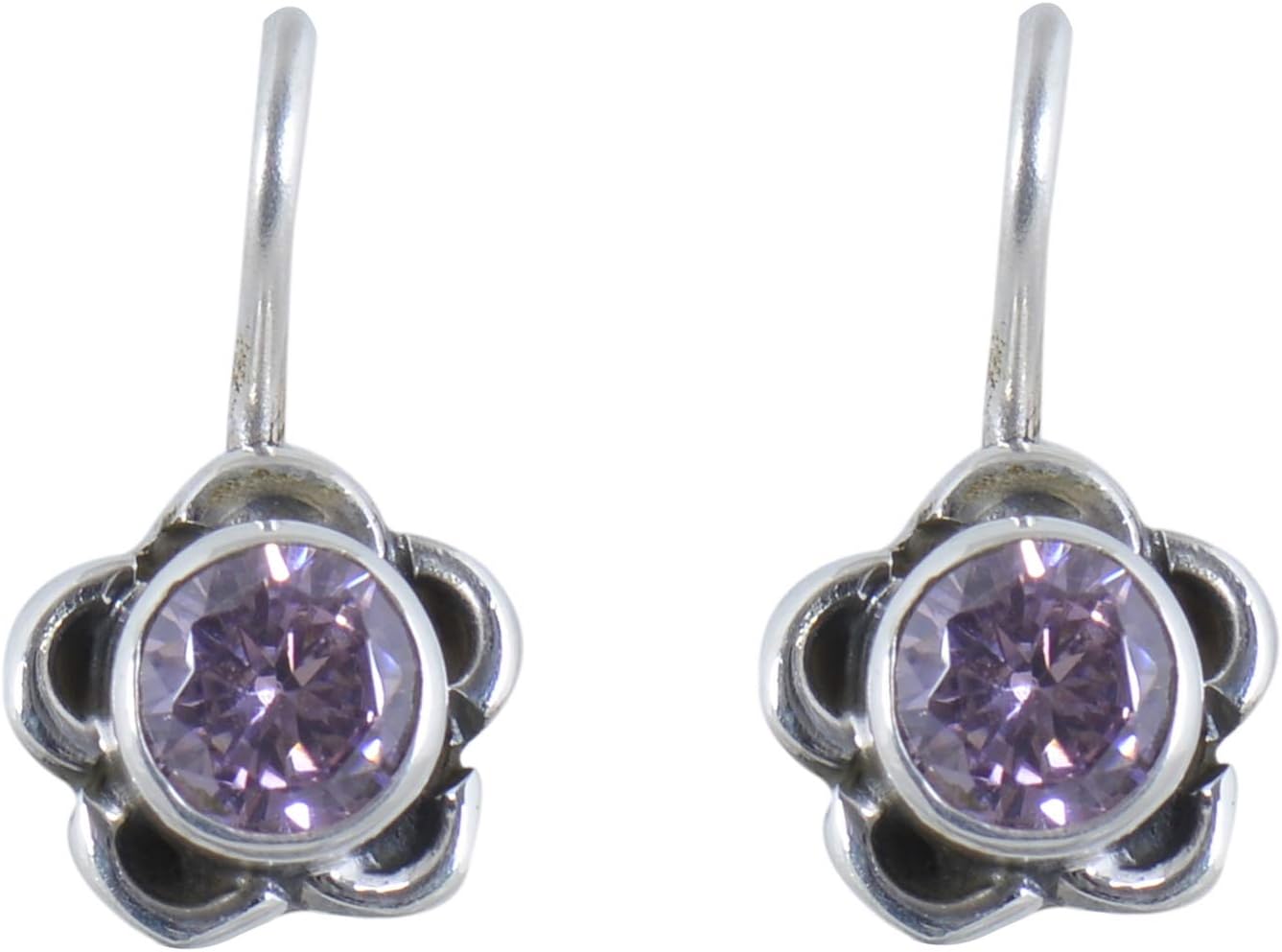 Silverwala 925-92.5 Sterling Silver Pearl, Ruby, Cubic Zirconia, Onyx, Emerald, Turquoise, Stone Fashion Stud Earring drops danglers for Women and GirlS