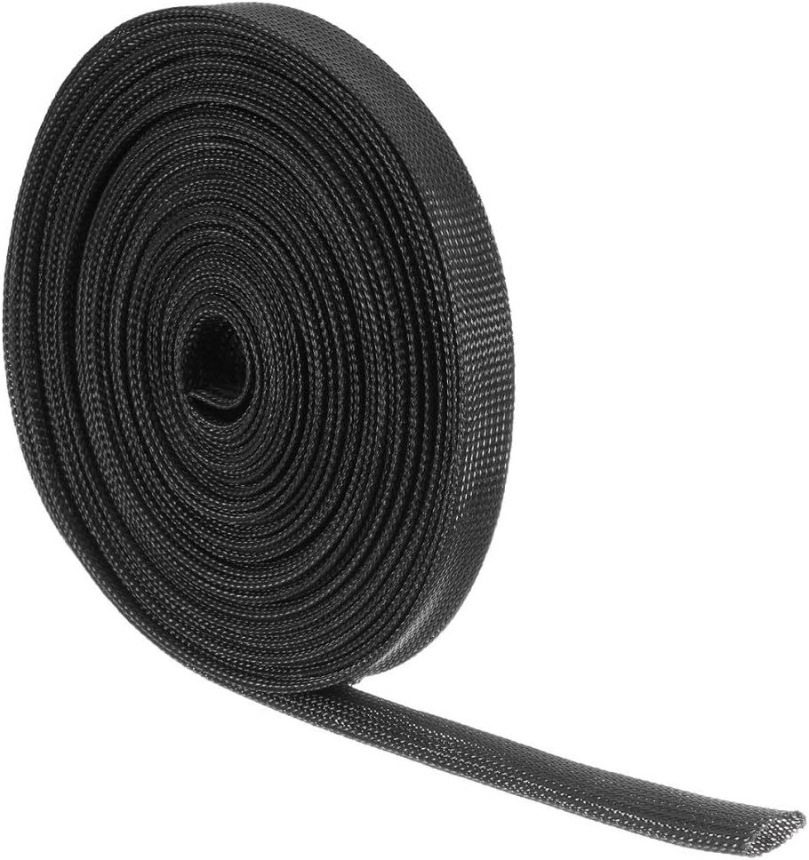 Cable Sleeve,15M Expandable Sheathing Tight Braided Loom