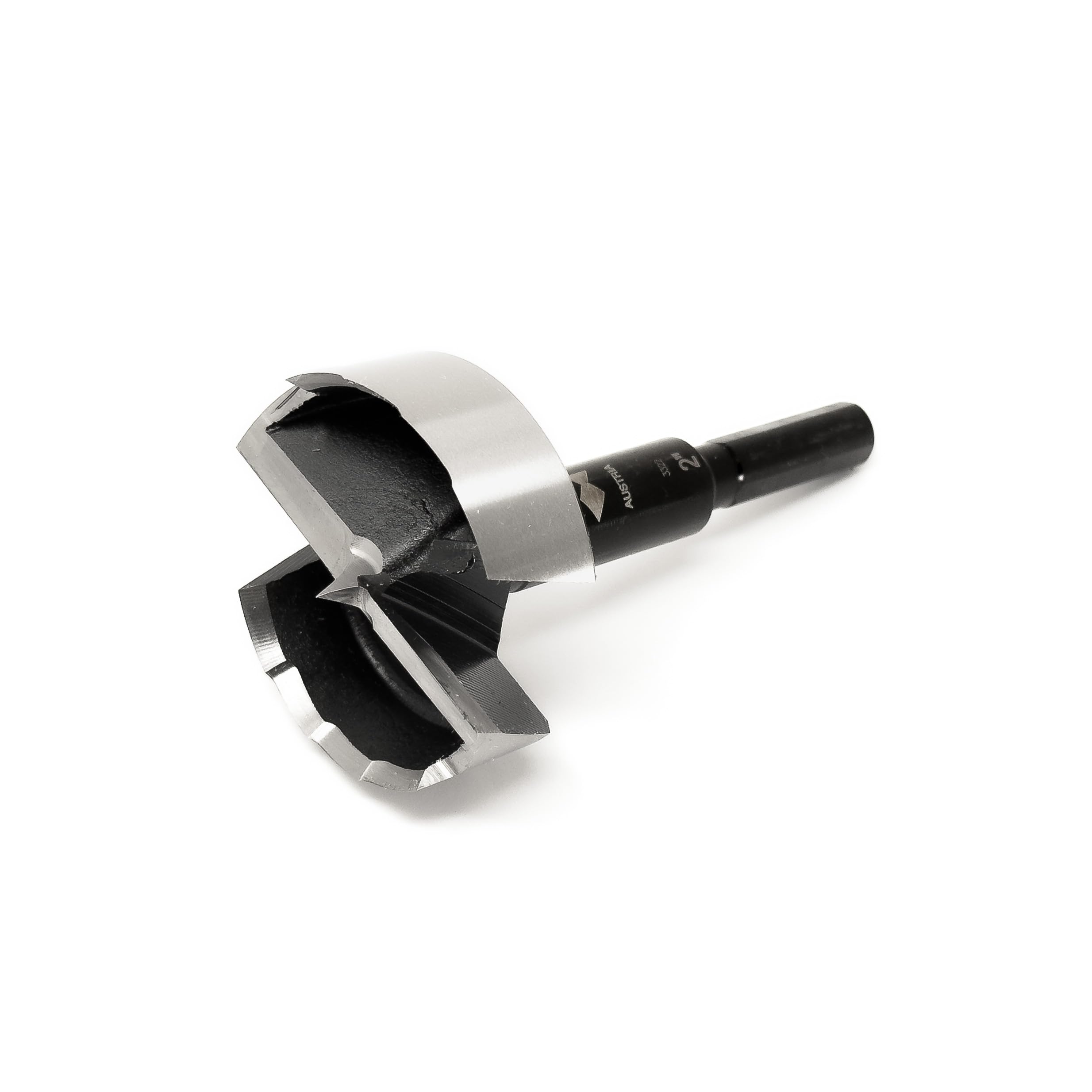 Fisch FSA-350323 Black Shark Forstner Drill Bit 2" Diameter, Forged Steel, Made in Austria