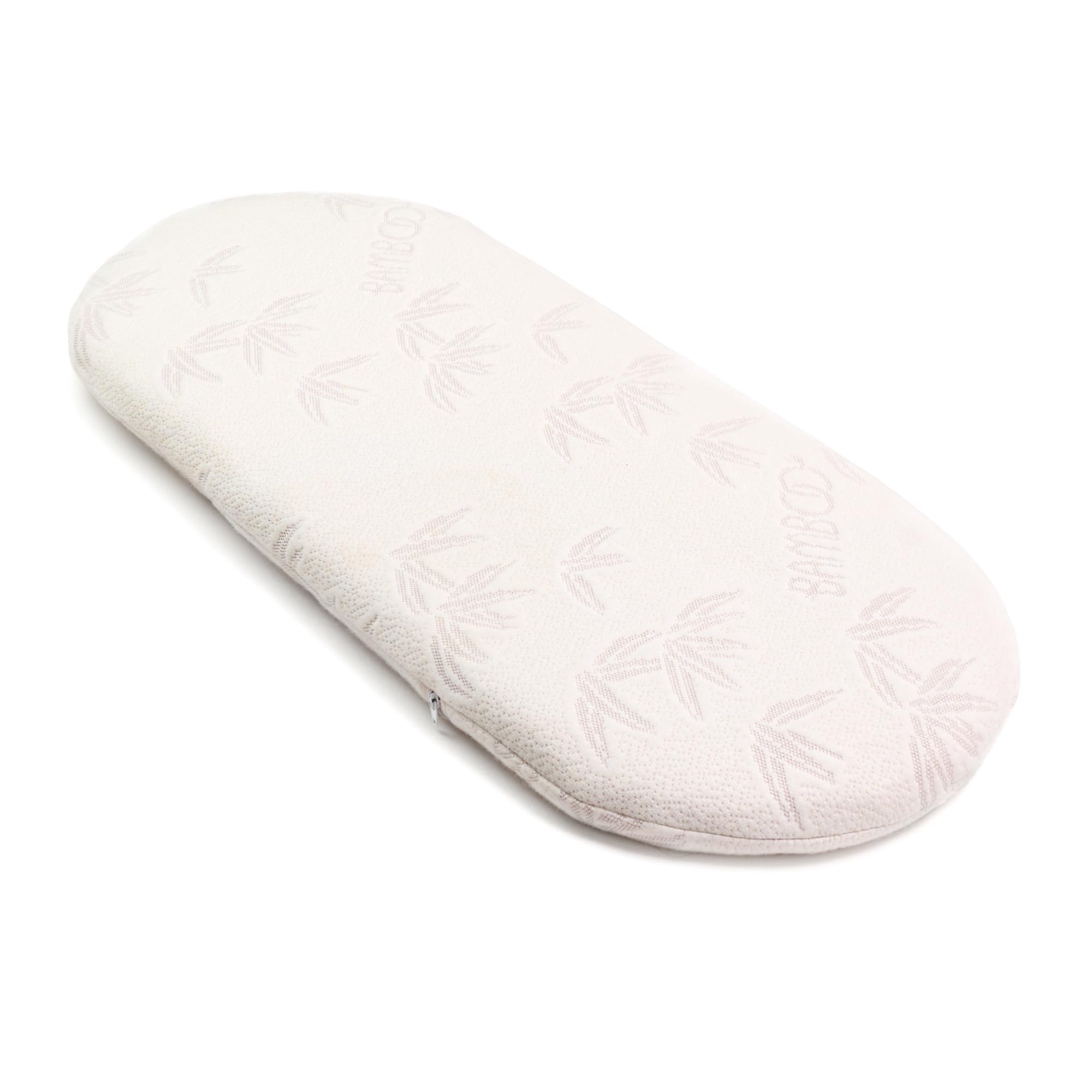 Clair de Lune Moisés de bambú natural, colchón Noah Pod®, 74 x 28 cm