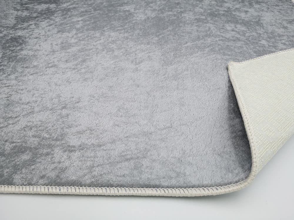 Mani Textile Tapis Uni Gris 80x150m