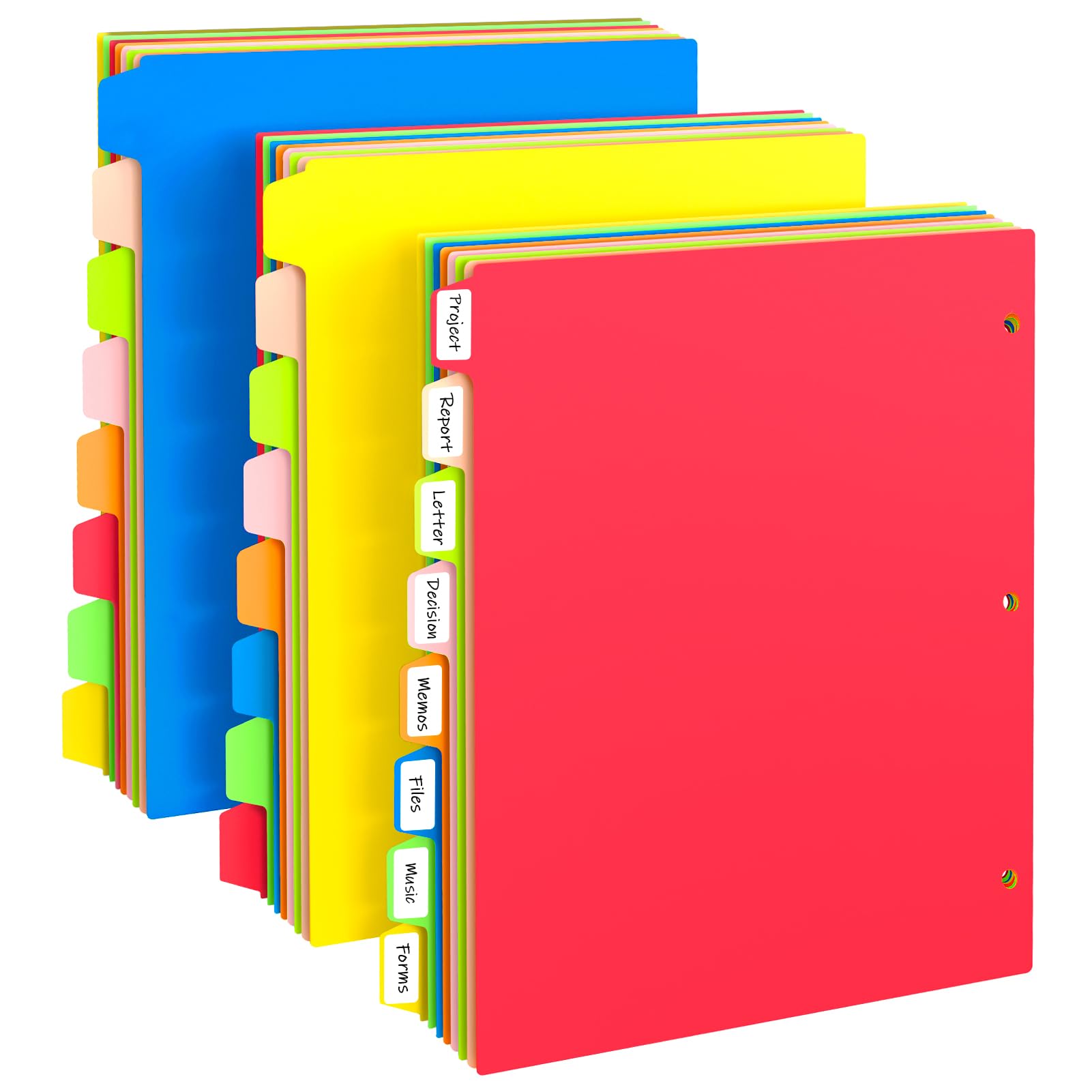 Intercalaires colorés pour classeur afin de ne plus perdre vos documents - 8