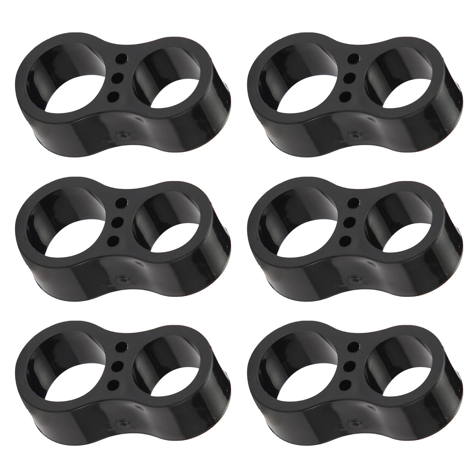 Nucelit Black Door Knobs Cushions Guards Durability Anti Scratch Bumper For Wall Protecting Easyly Peels Stick Installation Multipurpose Door Wall Guard