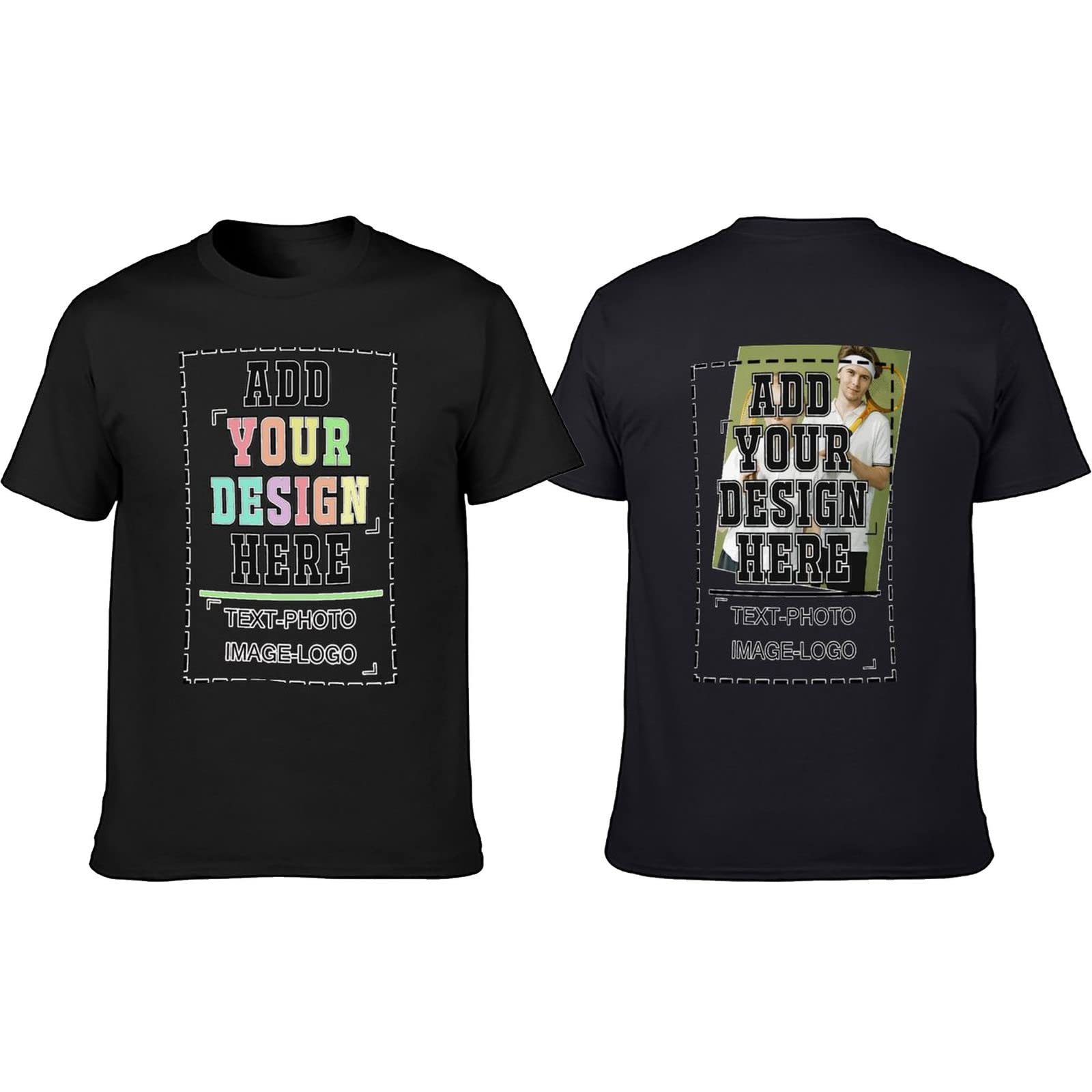Customized t-Shirts Custom T Shirts Shirts Add Photo Text Personalized Tshirts