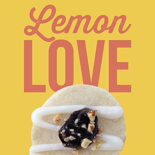 Miniatura 2 de Lemon Love Galletas gourmet artesanales. Bocadillo de mantequilla y galletas de embutidos para platos o aperitivos, hechas en Missouri, caja de 5