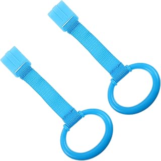 ORFOFE 2 Peças Berços De Bebê Berçário Berço Anel Pendurado Anéis De Puxar Cama De Bebê Anéis De Mão Aprendendo Em Pé Anel De Puxar Crianças Andando Ferramentas De Aprendizagem Infantil