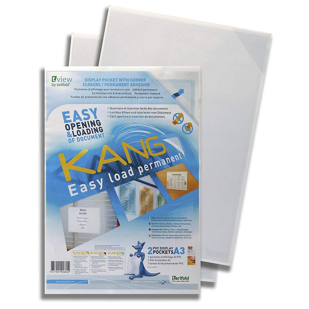 Tarifold 948942 Set with 2 Kang Corner Sticky Backed – Pack Film