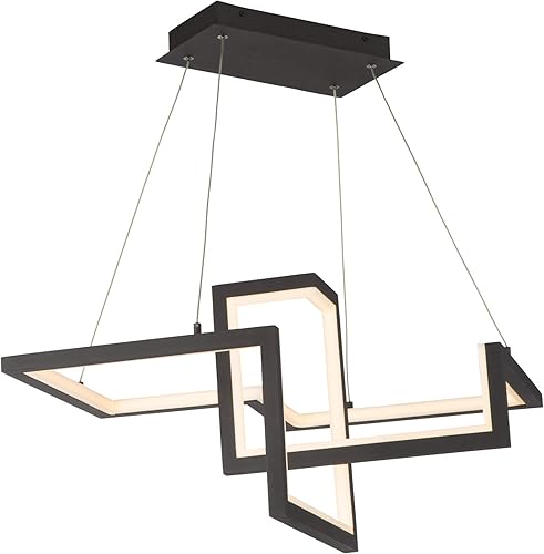 WAC Lighting dweLED, Minecraft 23in LED colgante 3000K en negro