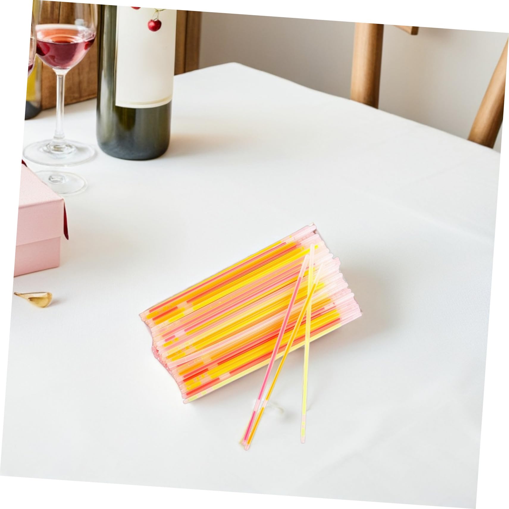 YARNOW Braccialetti Luminosi 150 Pezzi in Plastico per Feste e Bambini