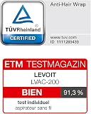 Levoit Aspirateur Balai sans Fil Anti-Enchevêtrement, 2.8kg Léger, 5 Couches Filtre à 99,9%, jusqu'à 50 Mins, Lumière LED, Accessoires 4 en 1 pour Poils d'animaux, Sols Durs, Voitures, Vacuum Cleaner - 8