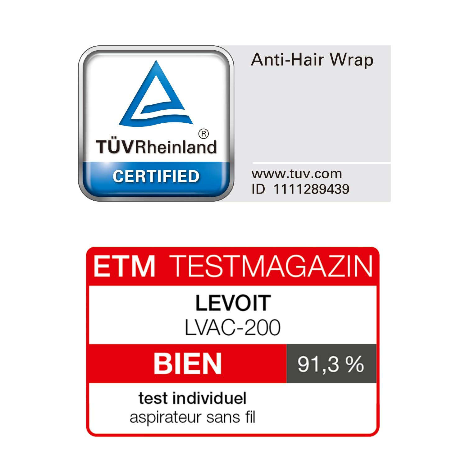 Levoit Aspirateur Balai sans Fil Anti-Enchevêtrement, 2.8kg Léger, 5 Couches Filtre à 99,9%, jusqu'à 50 Mins, Lumière LED, Accessoires 4 en 1 pour Poils d'animaux, Sols Durs, Voitures, Vacuum Cleaner