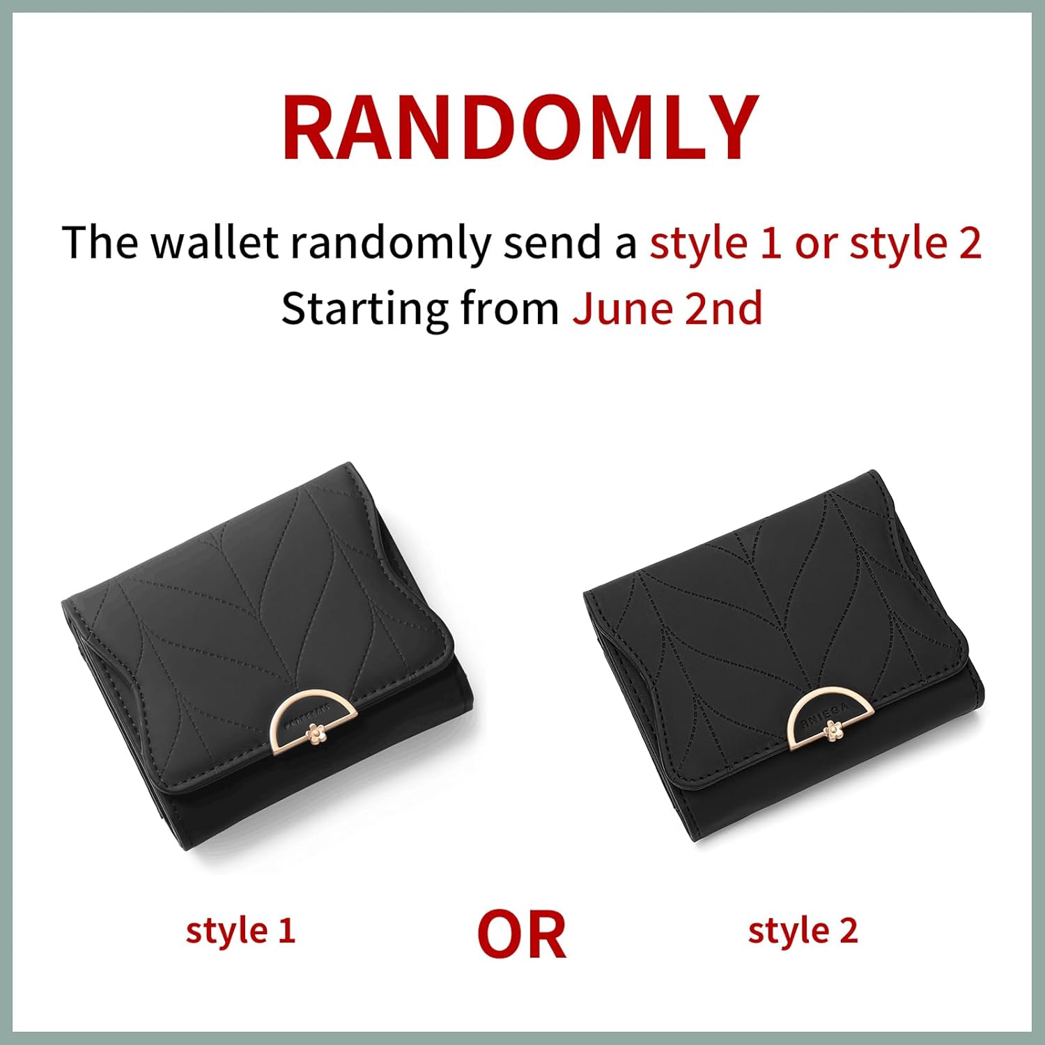 Leather Small Womens Wallet RFID Blocking Bifold Card Holder Cute Wallet for Woman with Zipper Coin Pocket - Image 2