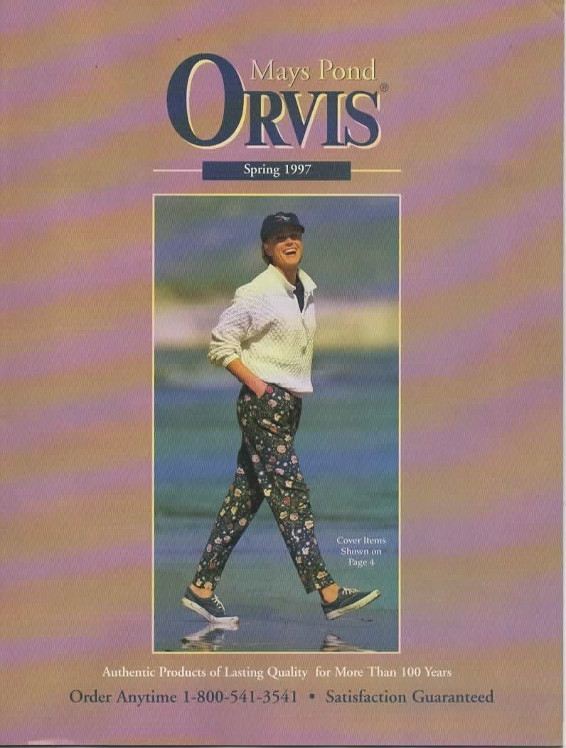 Orvis Mays Pond Catalog, Women's Casual Clothing Fashions, Spring 1997