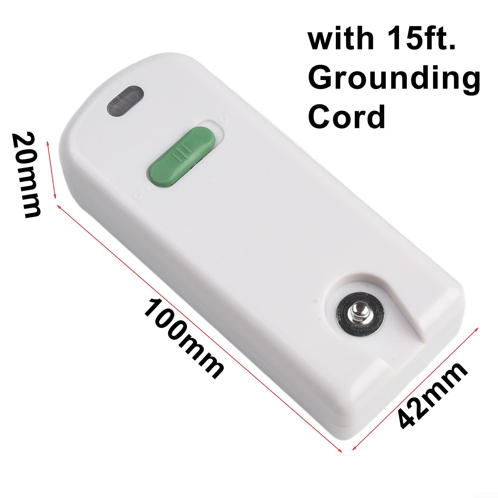 FUBESK Ground Pad Test Ground Wire - Earth and Moon Grounding Continuity Tester - Accurate and User-Friendly Continuity Tester for Earthing Products, Y3C1RH7A2YW26Y2LQAJ9536EA3KB