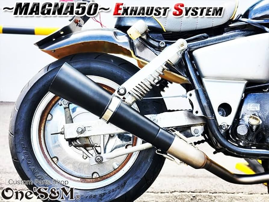 secret SPEED製burst マフラー マグナ50用サイレンサー付き secret SPEED製burst マフラー マグナ50用サイレンサー付き