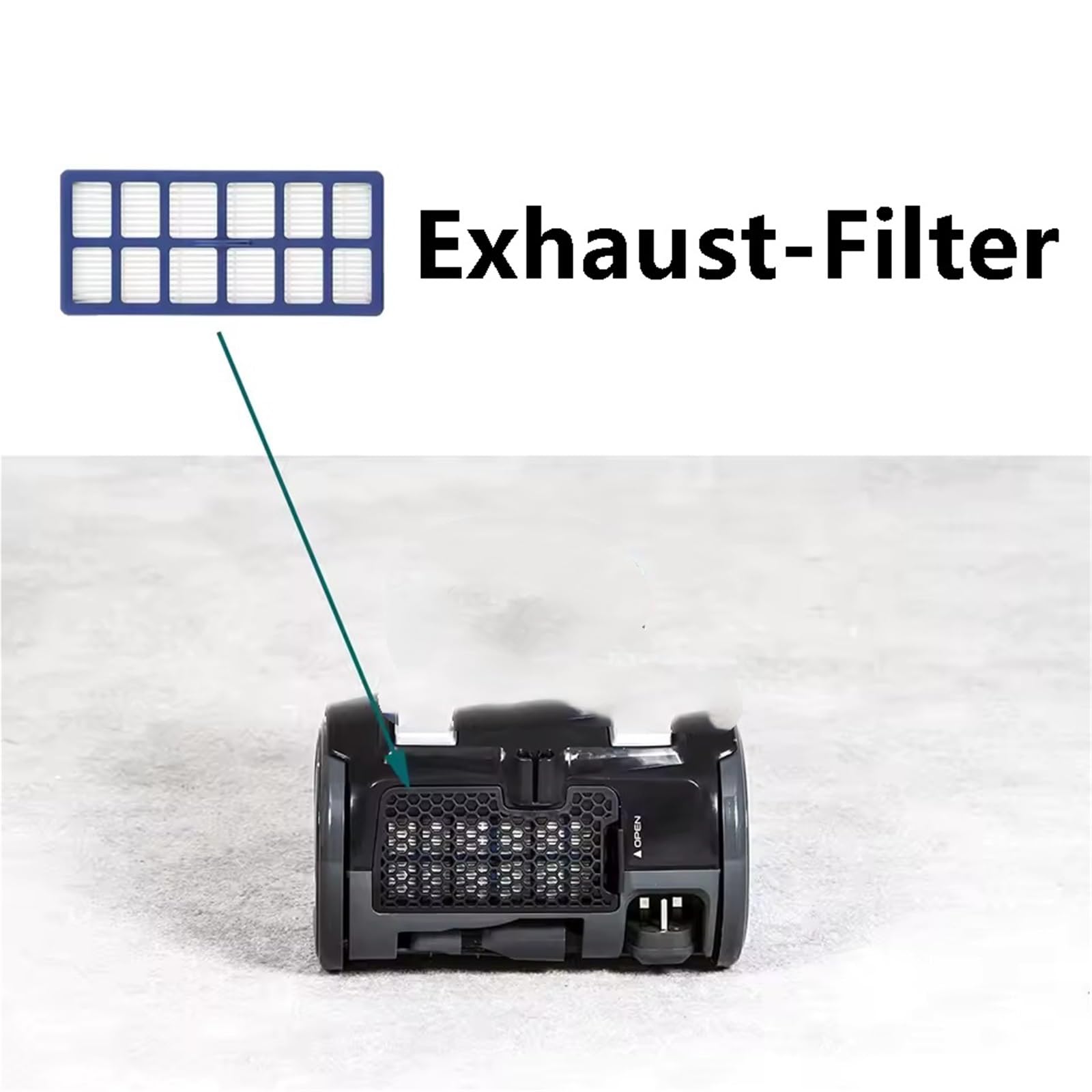 Kit De Filtro U81 Filtro De Escape Premotor, Compatible Con Hoover, Compatible Con Breeze, BR2020 BR30 BR71, Piezas De Aspiradora(3set)