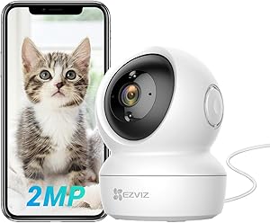 EZVIZ C6N Indoor WiFi Surveillance Camera 360°, 1080P Baby/Pet Surveillance Camera, Night Vision, Two-Way Audio, Motion De…