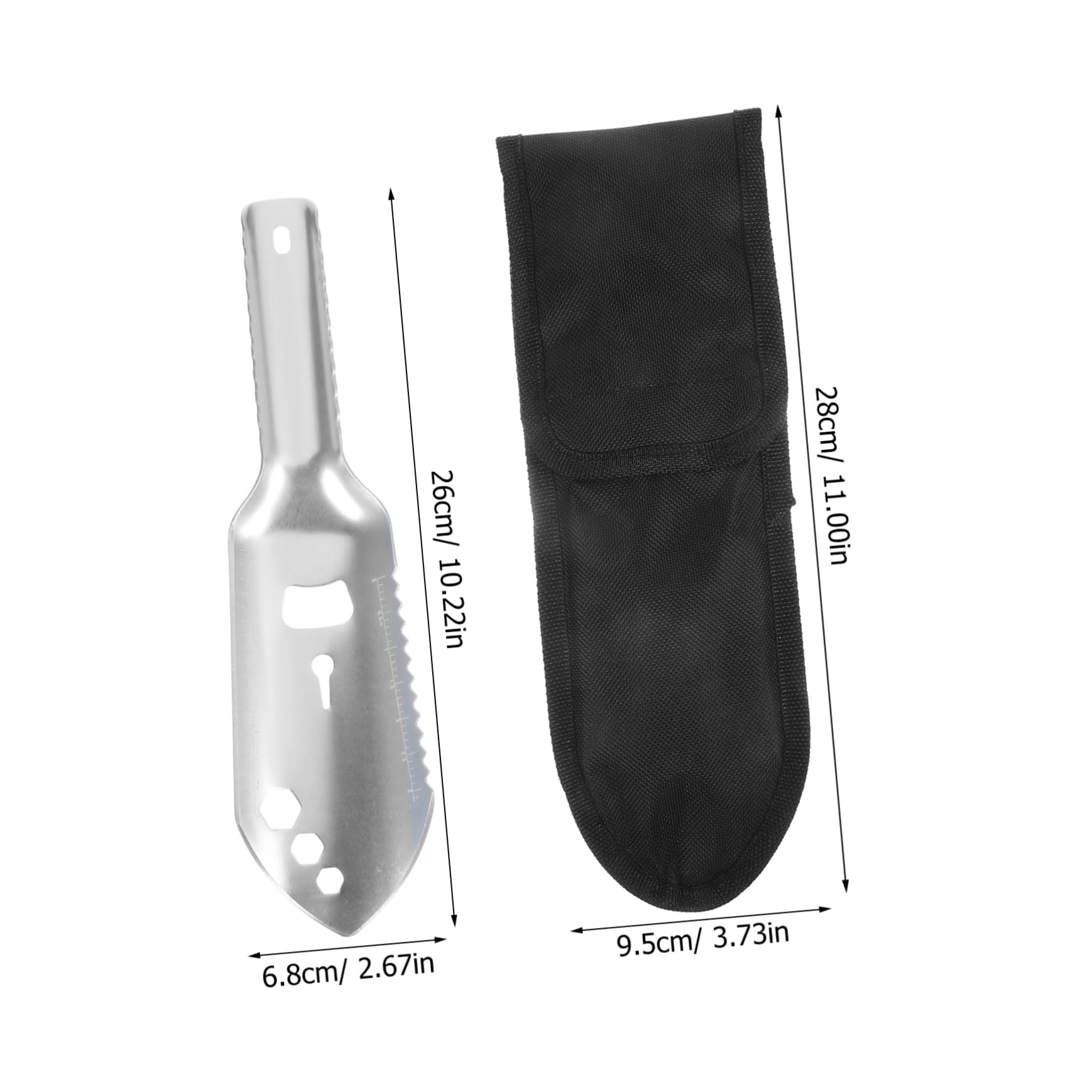 CAXUSD 1set Multifunctional Outdoor Shovel Portable Hand Shovel for Gardening Hiking and Camping High Hardness Convenient Storage Versatile Tool for All Activities