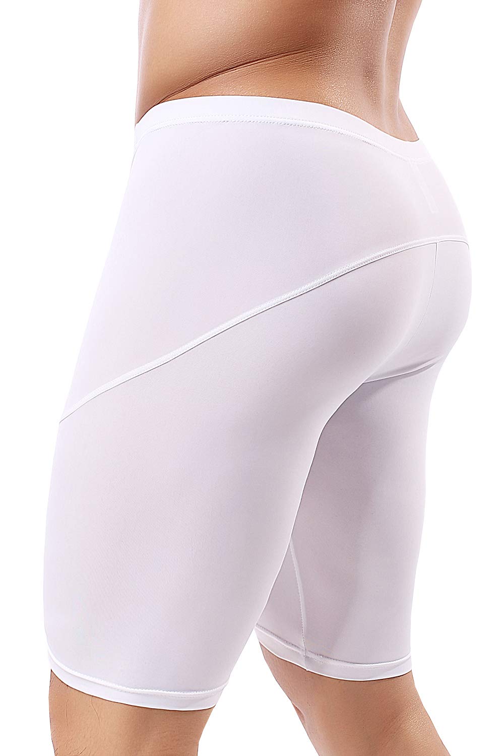 Mens Yoga Tight Shorts Quick Dry Seamless Training Gym Workout Jogger Shorts Swim Jammers Swimsuit-image-21