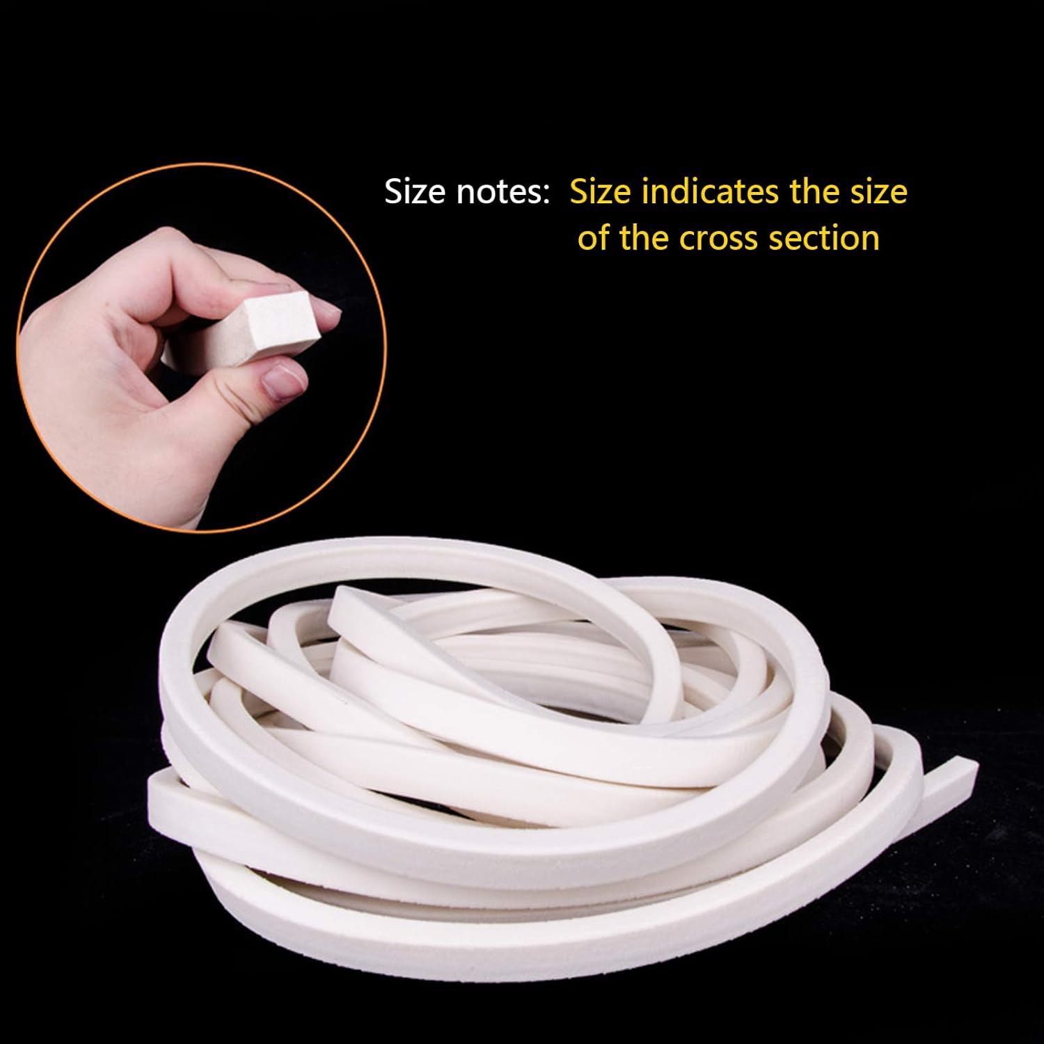 Cinta de espuma silicona, esponja 1M longitud, barra pies, tira sellado cuadrada for ducha, inodoro, cocina, pared, y decoración moho(25 * 30Mm)