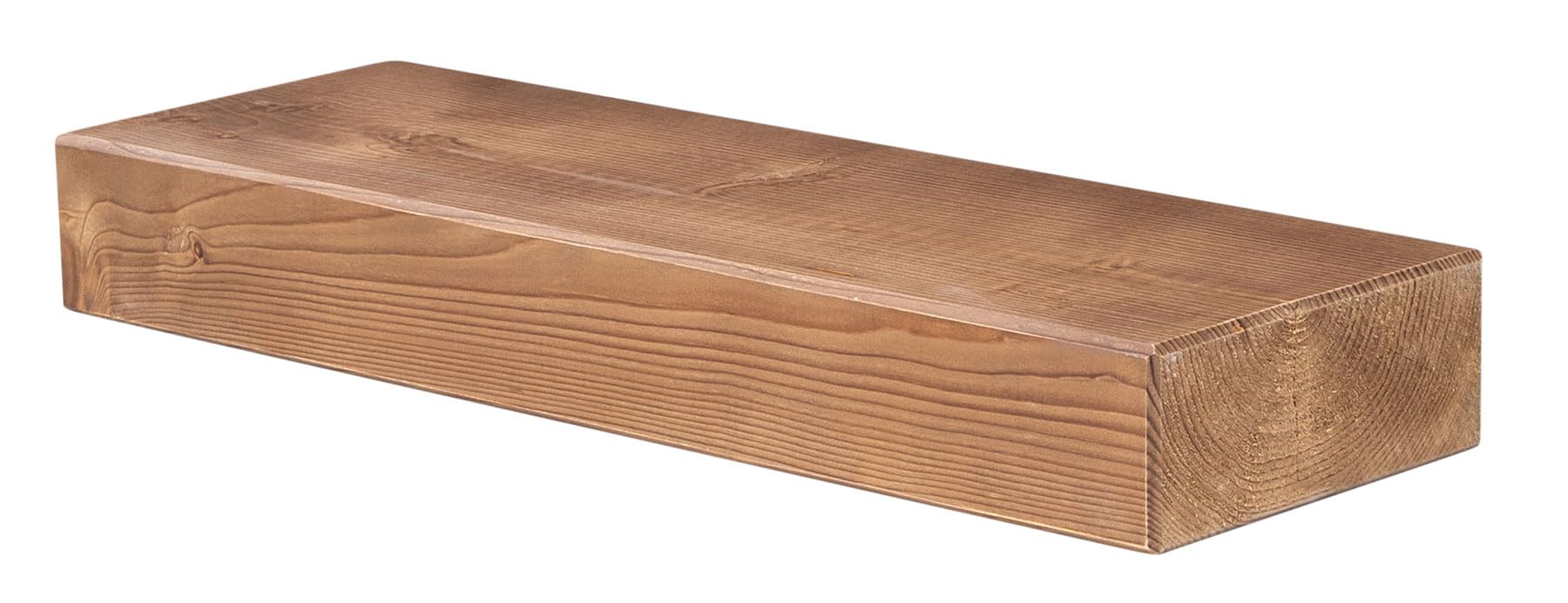 levandeo Wandregal Holz Massiv Wandregal 60x20cm Eiche Farbig