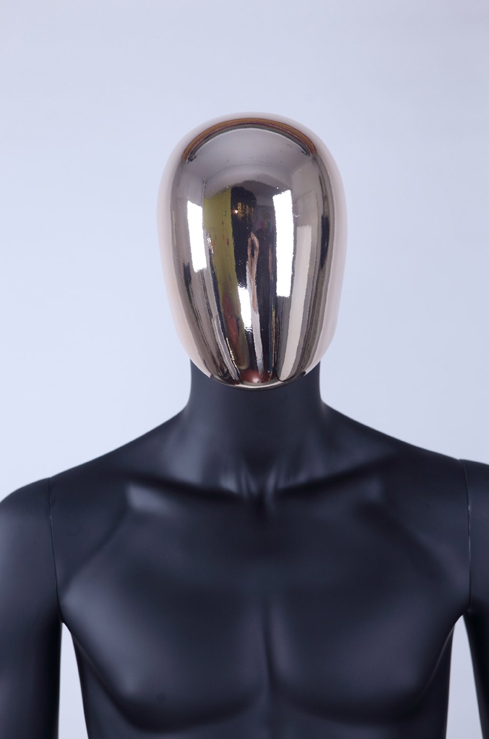 Mannequin abstrait Eurohandisplay - Tête galvanisée, mains - Homme et femme, Mann, M1-M1-1-DD