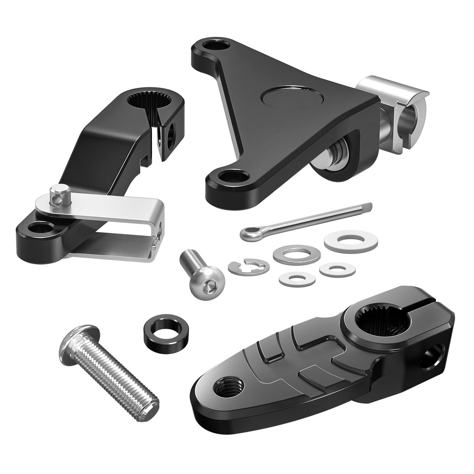 Zestaw linki sprzęgła motocykl Pasuje do Yamaha Tenere 700 19-24 MT07 2018-2022 przedłużenie ramienia dźwigni sprzęgła motocykla/wsparcie dźwigni zmiany biegów/ramię zmiany biegów(5)