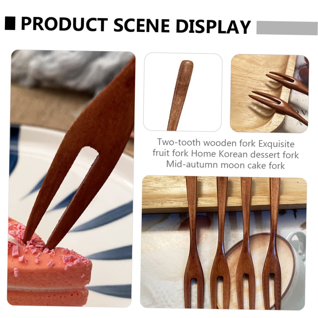 アメリカ■ウォレス■デザートフォーク２本組■とても優雅なローズポイント・パターン Amazon.co.jp: Kisangel 2本 木製 フォーク ツー 歯 食器 ミニ