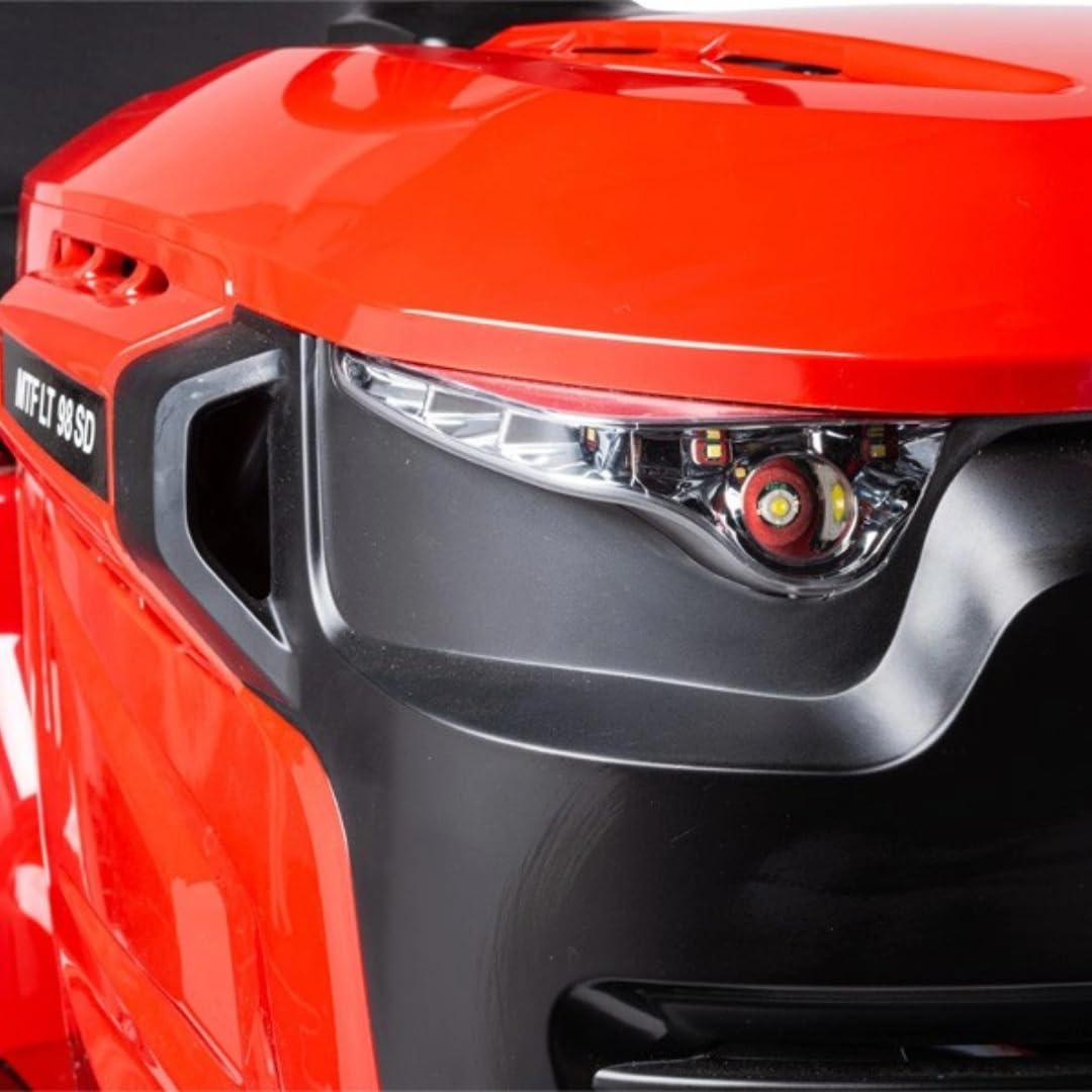 Mountfield LT 98 SD traktor trawnikowy z silnikiem 7,5 kW i szerokością cięcia 98 cm, z bocznym wyrzutem, 7-stopniowa regulacja wysokości koszenia i 5-biegowa przekładnia, idealna do dużego ogrodu