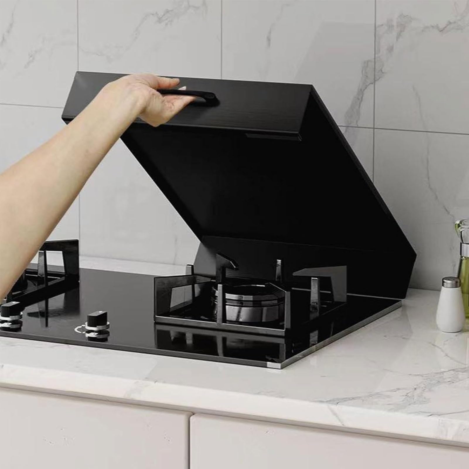 Cubierta universal de 5 quemadores de gas para encimera de cocina, ideal para cocinas pequeñas y hogares, diseño resistente al calor