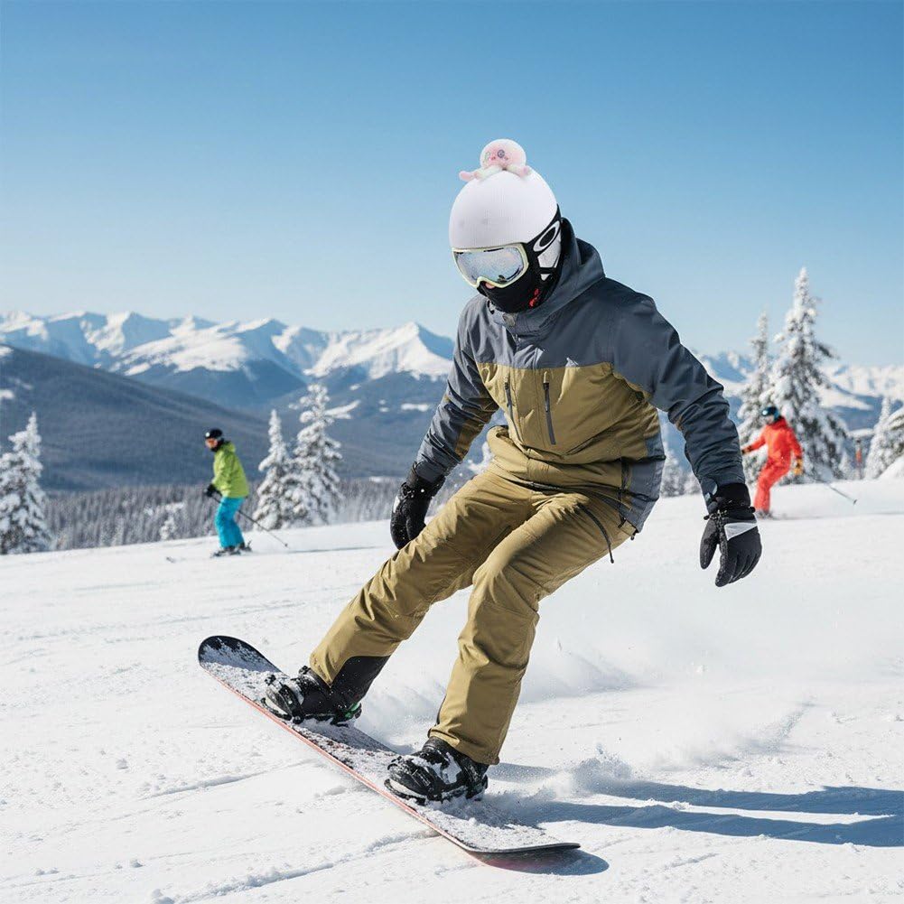 Dekoracyjny wzór ośmiornicy pokrowiec na kask narciarski, snowboard deskorolkę.